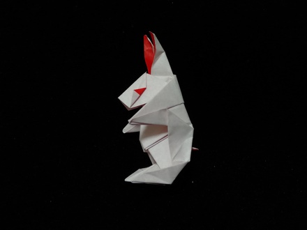 Origami Moon rabbit by Oriol Esteve on giladorigami.com