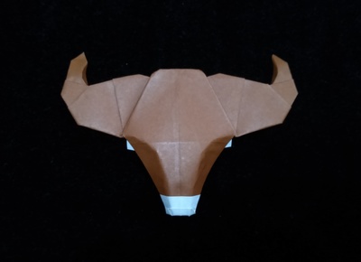 Origami Ox head by Bernie Peyton on giladorigami.com