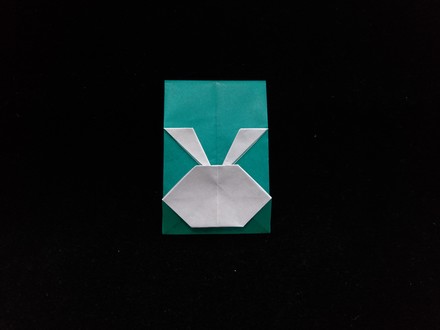 Origami Rabbit envelope by Uemori Toyoko on giladorigami.com