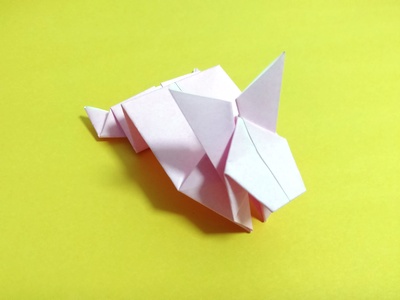 Origami Rabbit - jumping by Narita Mitsuaki on giladorigami.com