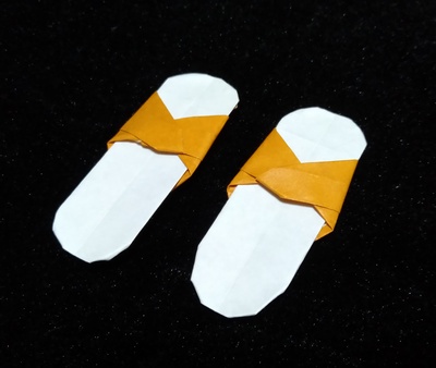 Origami Sandals by Taichiro Hasegawa on giladorigami.com