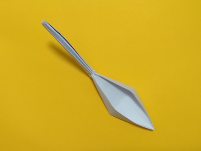 Origami Spoon - silver by Jun Maekawa on giladorigami.com