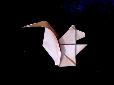 Origami Squirrel by David Ellison on giladorigami.com