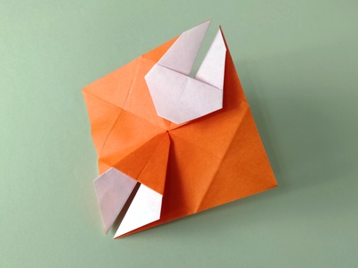 Origami Tato with rabbit and carrot by Nakamoto Yoko on giladorigami.com