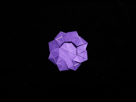 Origami Thick flower by Kawate Ayako on giladorigami.com