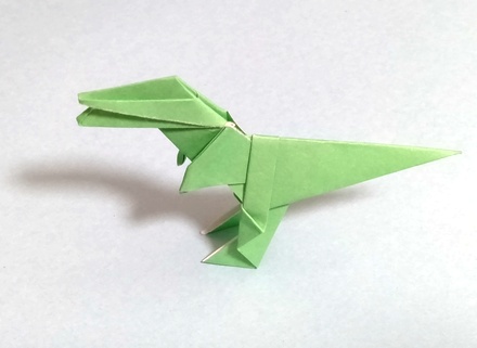 Origami Tyrannosaurus by Eiji Tsuchito on giladorigami.com